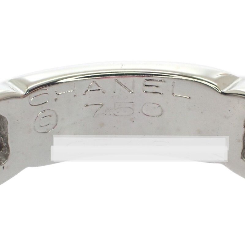 Chanel Première #11.5 Ring 18K White Gold White Gold Pink Garnet Ladies [A Rank