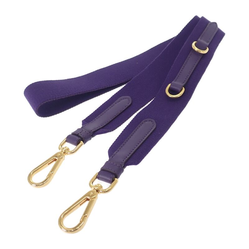 Prada Canapa Tote Striped 1bg439 2WAY Bag Shoulder Bag Canvas Purple Green Gold