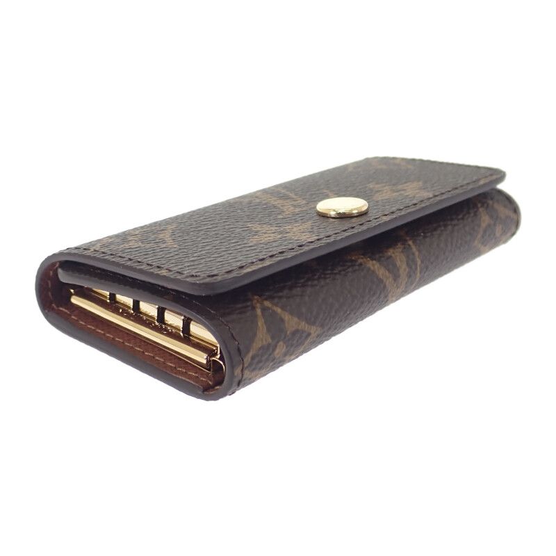 Louis Vuitton Multicles 4 M69517 Monogram Key Case Brown Men's Women's [S Rank