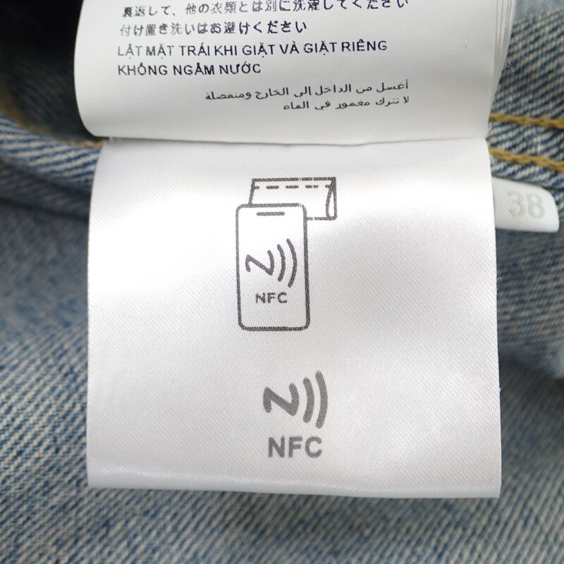 Prada Oversized Organic Denim 38 Gfc036_13z6_f0ban_s_ooo Long Sleeve Shirt