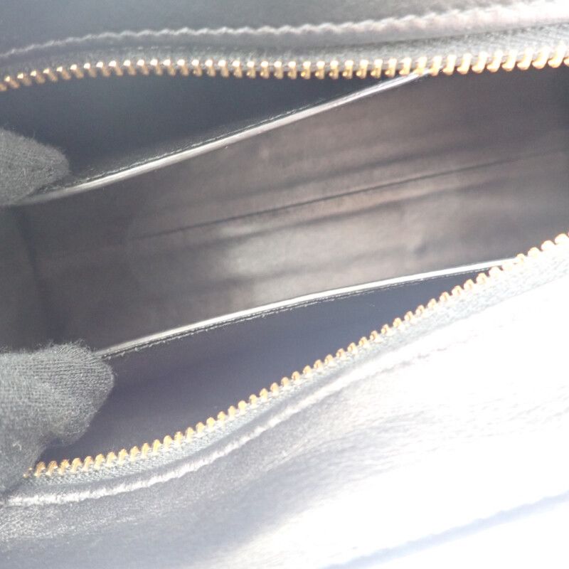 Prada Esplanade Bag 1bh043 Shoulder Bag Saffiano Gray Black Ladies [AB Rank