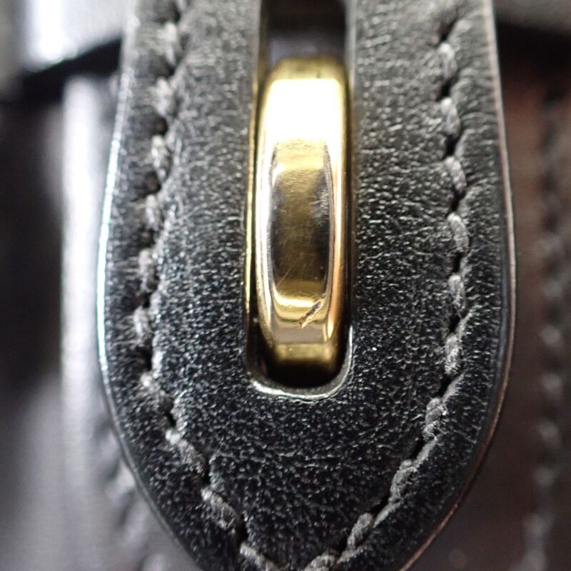 Prada Esplanade Bag 1bh043 Shoulder Bag Saffiano Gray Black Ladies [AB Rank