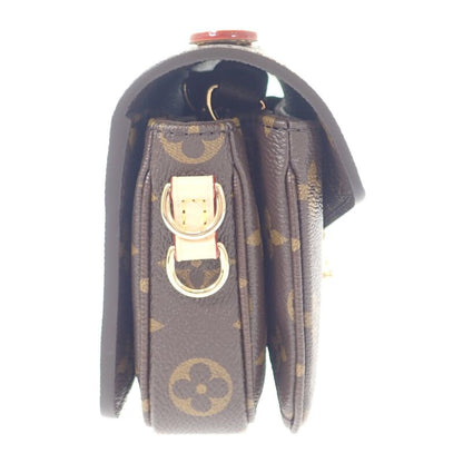 Louis Vuitton Pochette Metis EW M46279 Handbag 3WAY Bag Monogram Canvas Brown