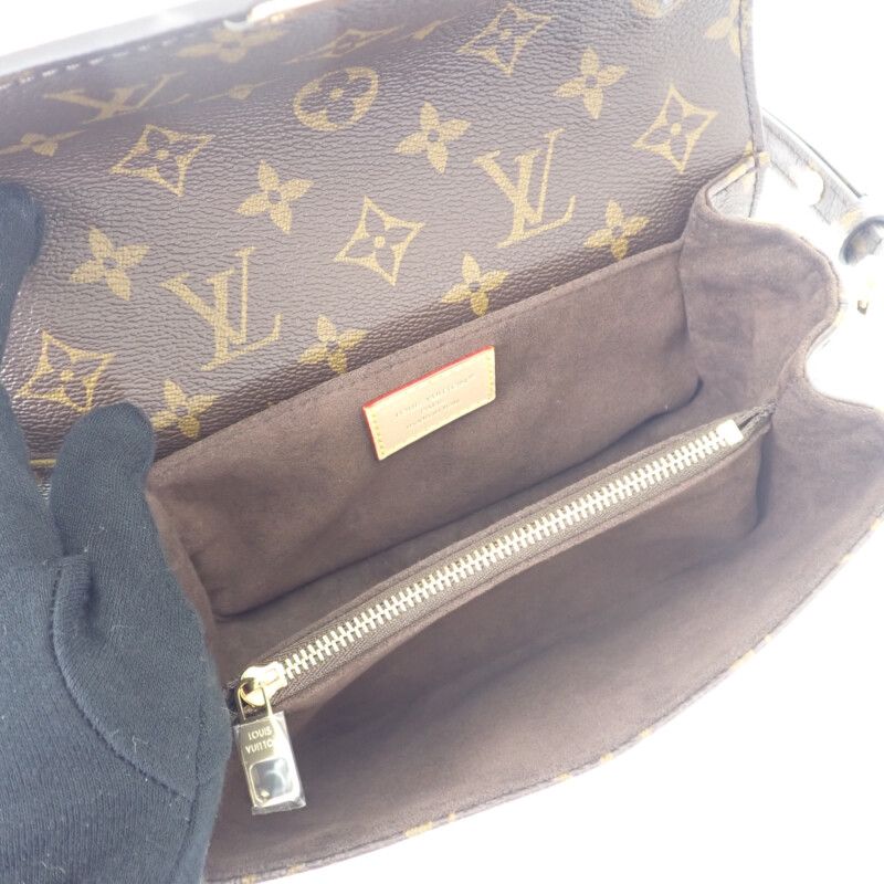 Louis Vuitton Pochette Metis EW M46279 Handbag 3WAY Bag Monogram Canvas Brown
