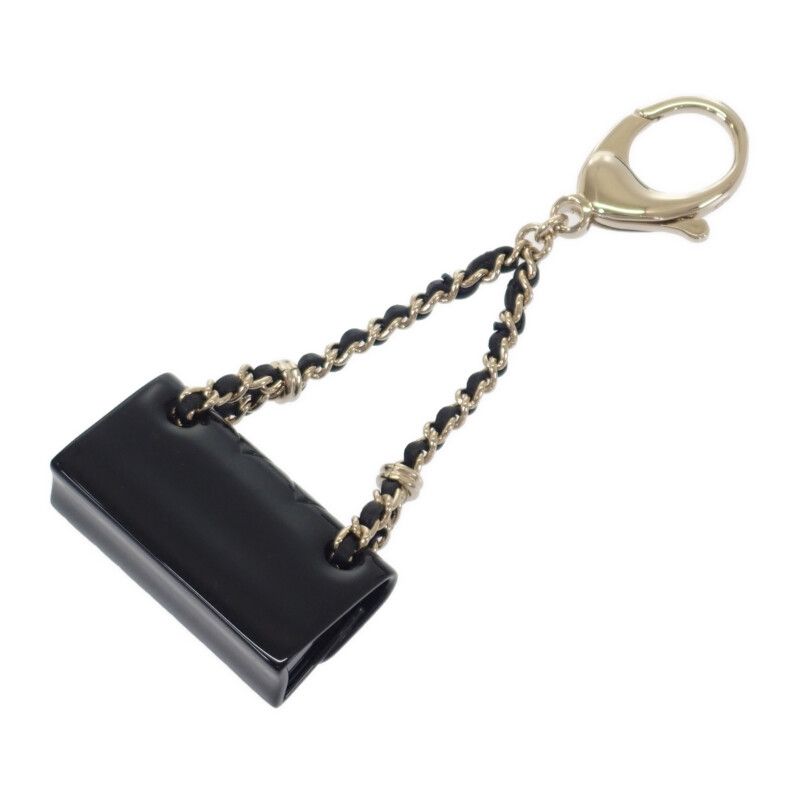 Chanel Matelasse Chain Bag Aba121_b09999_nl990 Bag Charm Resin Black Ladies