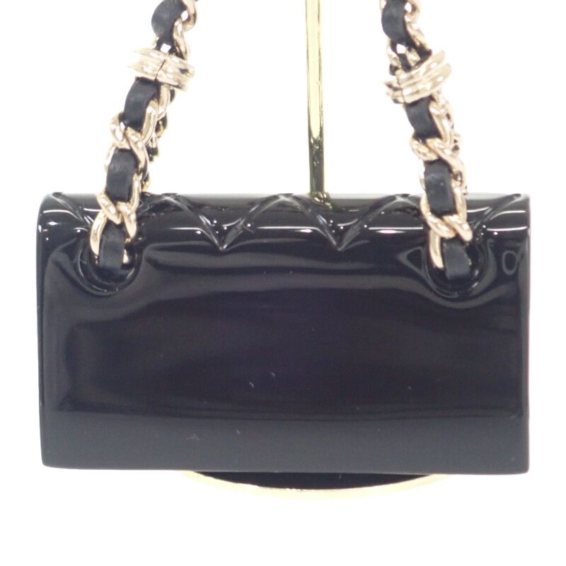 Chanel Matelasse Chain Bag Aba121_b09999_nl990 Bag Charm Resin Black Ladies