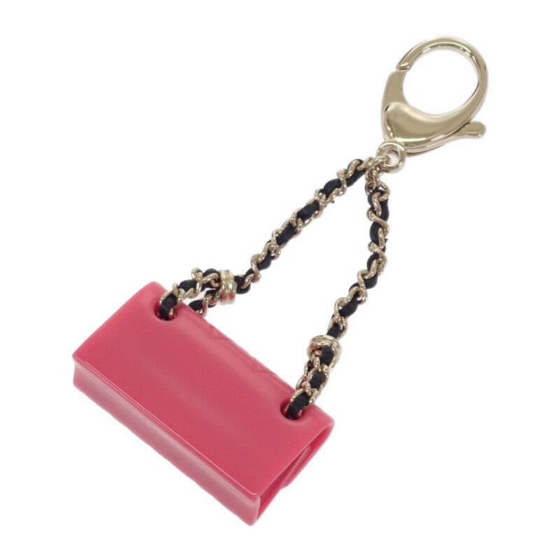 Chanel Matelasse Chain Bag Aba121 Bag Charm Resin Pink Ladies [ranked A