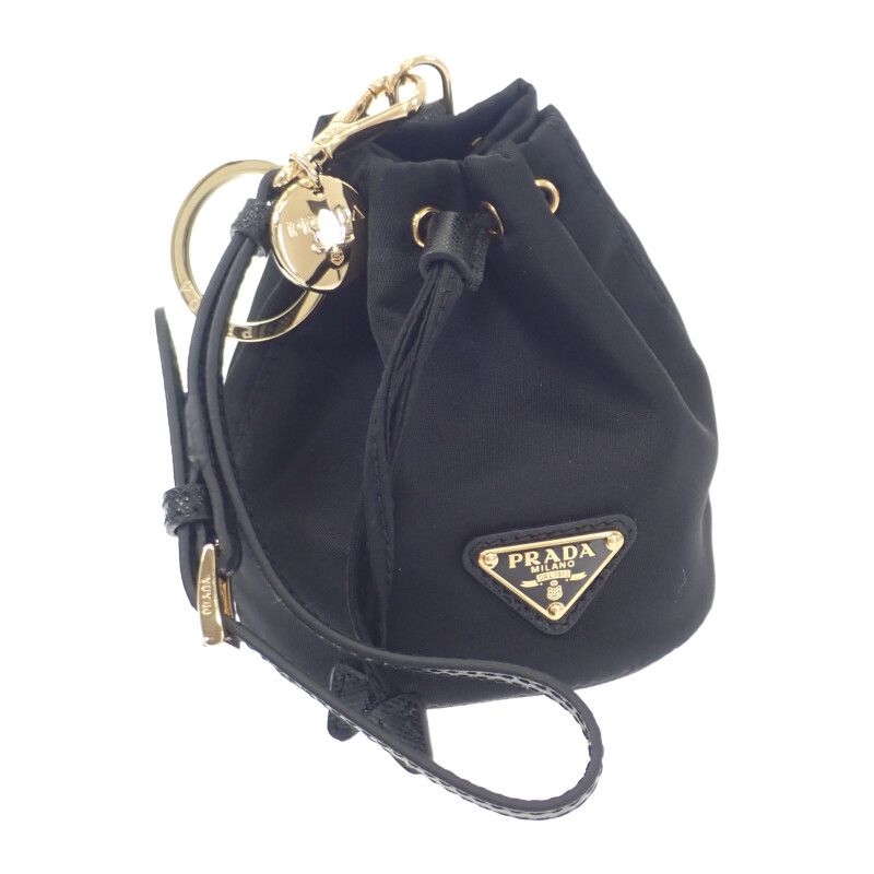 Prada Mini Icon 1tt202_2dmk_f0632 Bagcharm Nylon Black Ladies [SA Rank