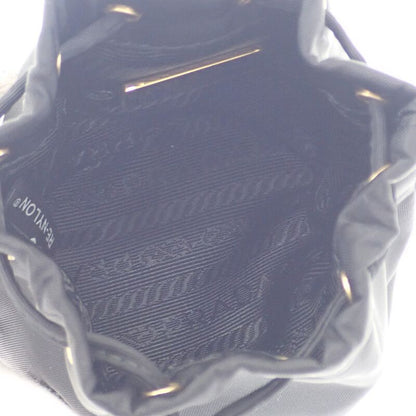 Prada Mini Icon 1tt202_2dmk_f0632 Bagcharm Nylon Black Ladies [SA Rank