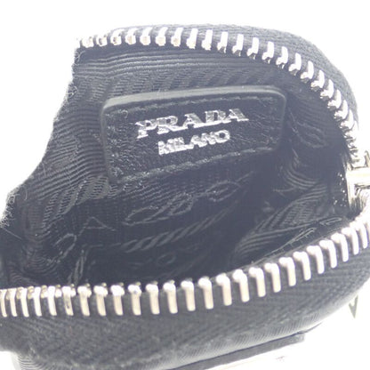 Prada Padette Nylon 1bc151 Shoulder Bag Black Silver Hardware Women's Gift