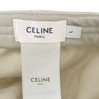 Celine Baseball 2aus9228r.02bg Cap Cotton Beige Men Ladies Hat Logo Sporty Gift