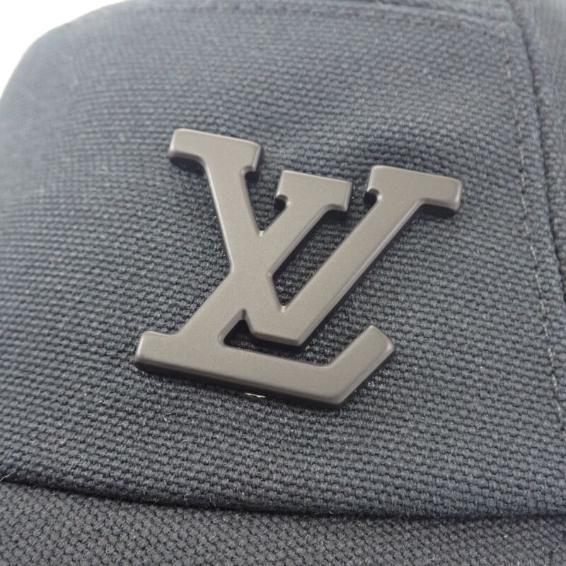 Louis Vuitton Aerogram 58 M77124 Cap Cotton Black Men's Women's [grade A