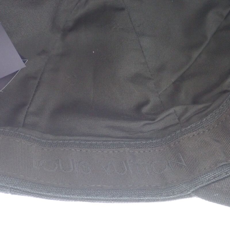 Louis Vuitton Aerogram 58 M77124 Cap Cotton Black Men's Women's [grade A