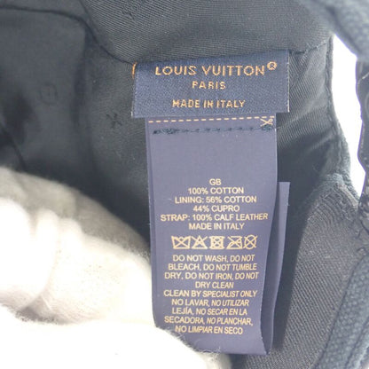 Louis Vuitton Aerogram 58 M77124 Cap Cotton Black Men's Women's [grade A