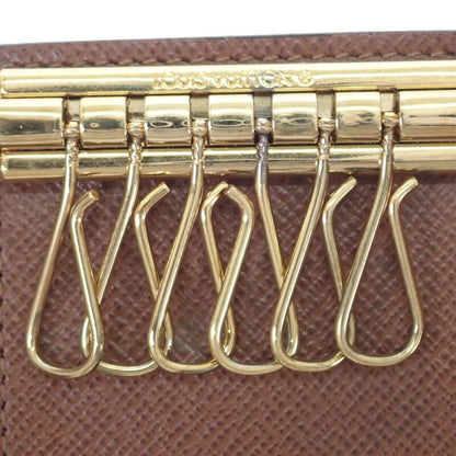 Louis Vuitton Multicles 6 M62630 Key Case Monogram Canvas Brown Gold Hardware