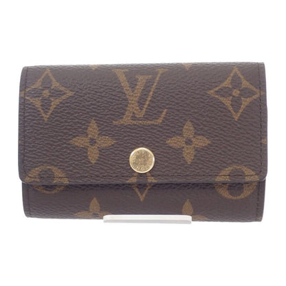 Louis Vuitton Multicles 6 M62630 Key Case Monogram Canvas Brown Gold Hardware
