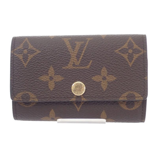 Louis Vuitton Multicles 6 M62630 Key Case Monogram Canvas Brown Gold Hardware