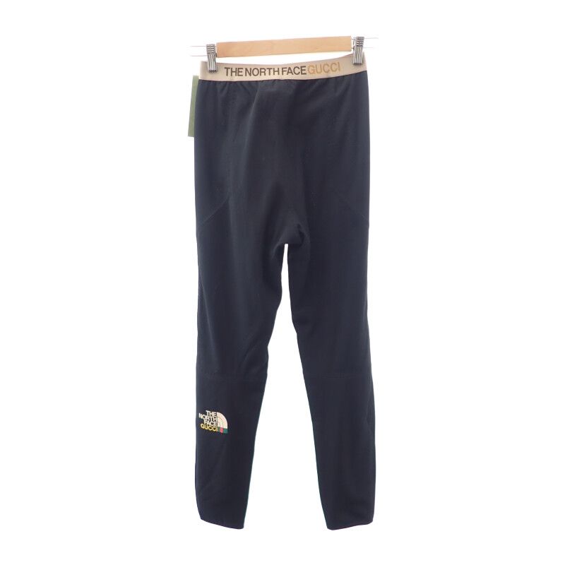 Gucci THE North FACE Collaboration Trekking Long S 663910 Pants Polyester Black