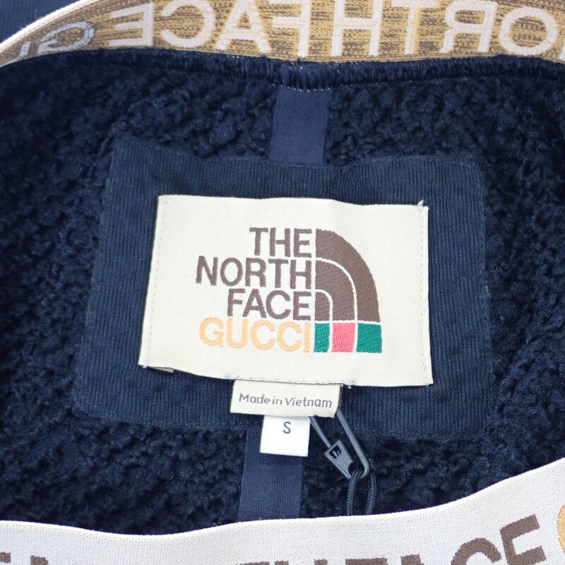 Gucci THE North FACE Collaboration Trekking Long S 663910 Pants Polyester Black