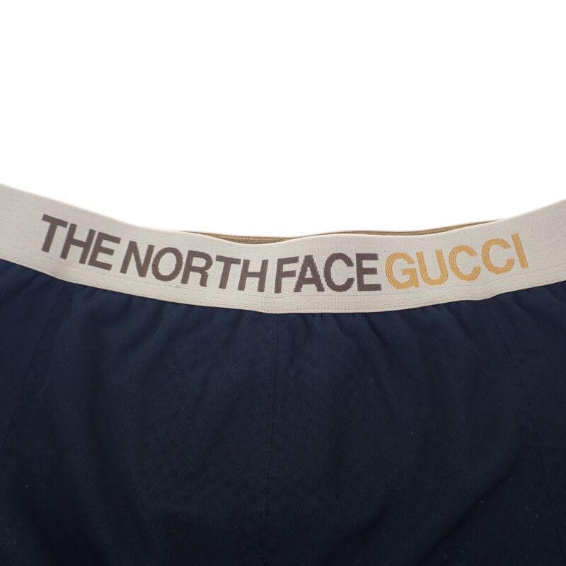 Gucci THE North FACE Collaboration Trekking Long S 663910 Pants Polyester Black