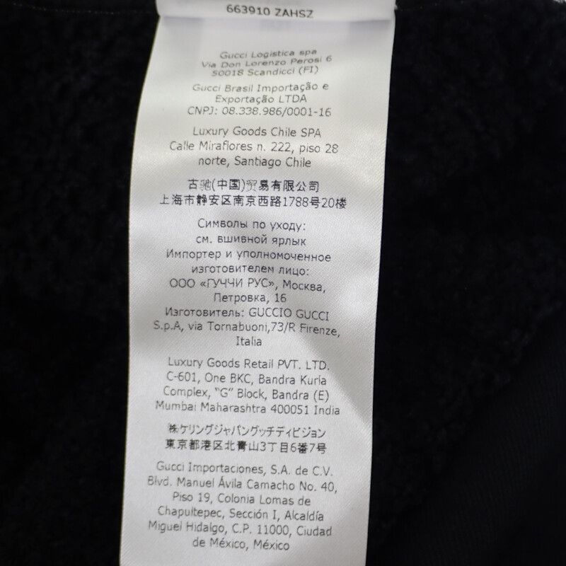 Gucci THE North FACE Collaboration Trekking Long S 663910 Pants Polyester Black