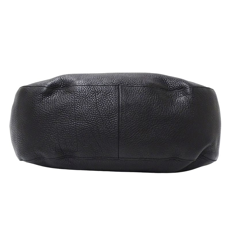 Gucci Bag Women's Brand Tote Shoulder Bag Interlocking G Leather Black 309531