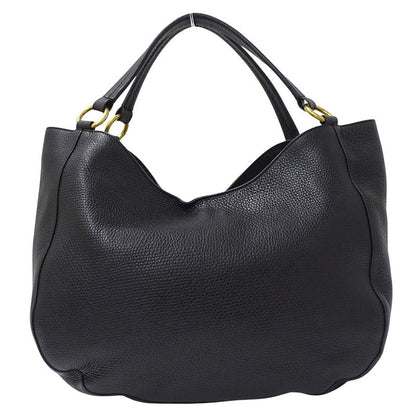 Gucci Bag Women's Brand Tote Shoulder Bag Interlocking G Leather Black 309531