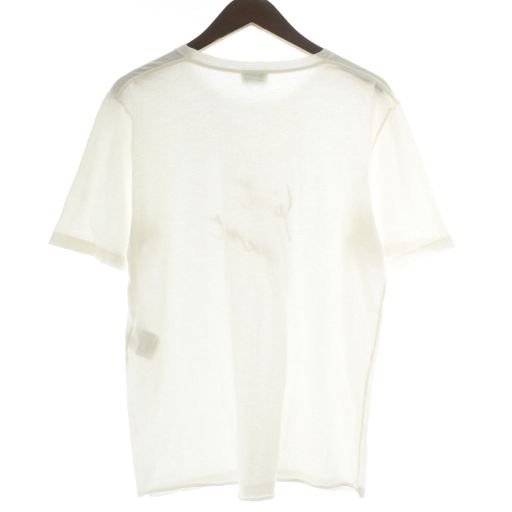 Saint Laurent Paris 18SS T-shirt Cut And Sewn Short Sleeves Crew Neck Logo XS