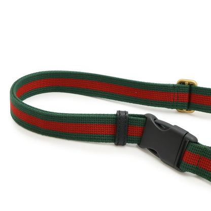 Gucci Printed Small Belt Bag Sherry Line Waist Bag Hip Bag Body Bag Leather