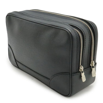 Louis Vuitton Taiga Pavel Second Bag Clutch Bag Leather Ardoise Black Silver
