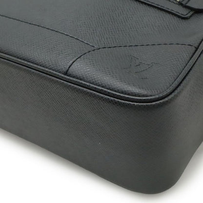 Louis Vuitton Taiga Pavel Second Bag Clutch Bag Leather Ardoise Black Silver