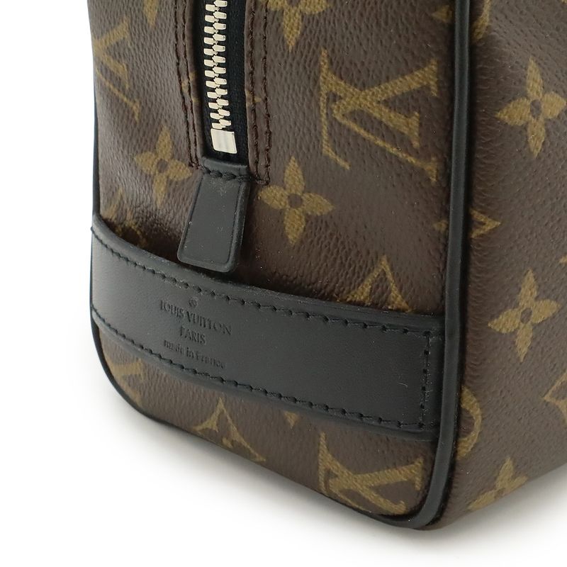 Louis Vuitton Monogram Macassar Trousse Toilette Pouch Travel Pouch Second Bag