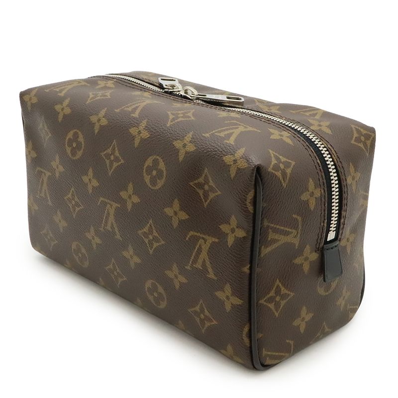 Louis Vuitton Monogram Macassar Trousse Toilette Pouch Travel Pouch Second Bag