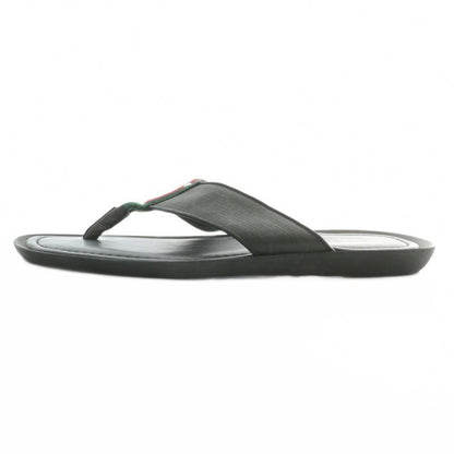 Gucci Flip Flops Thong Leather GG Supreme Sherry Line 6.5 25.5cm (10.04in)