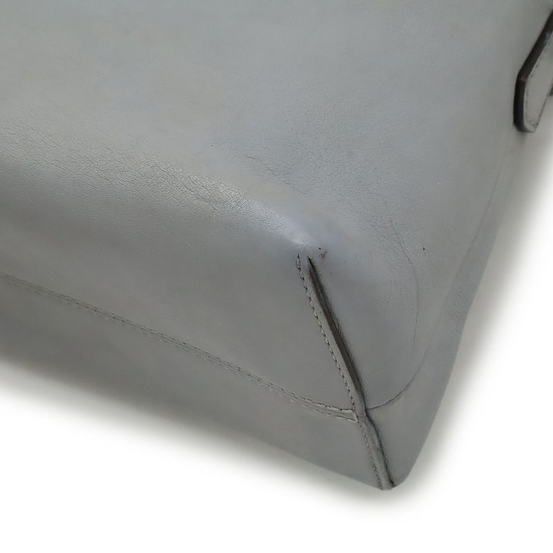 Fendi BY THE WAY By The Way Medium Handbag 2WAY Shoulder Bag Leather Blue Grey