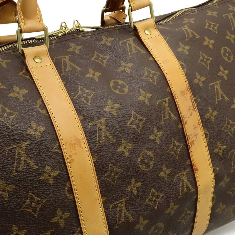 Louis Vuitton Monogram Keepall Bandoliere 50 Boston Bag Travel Bag Travel