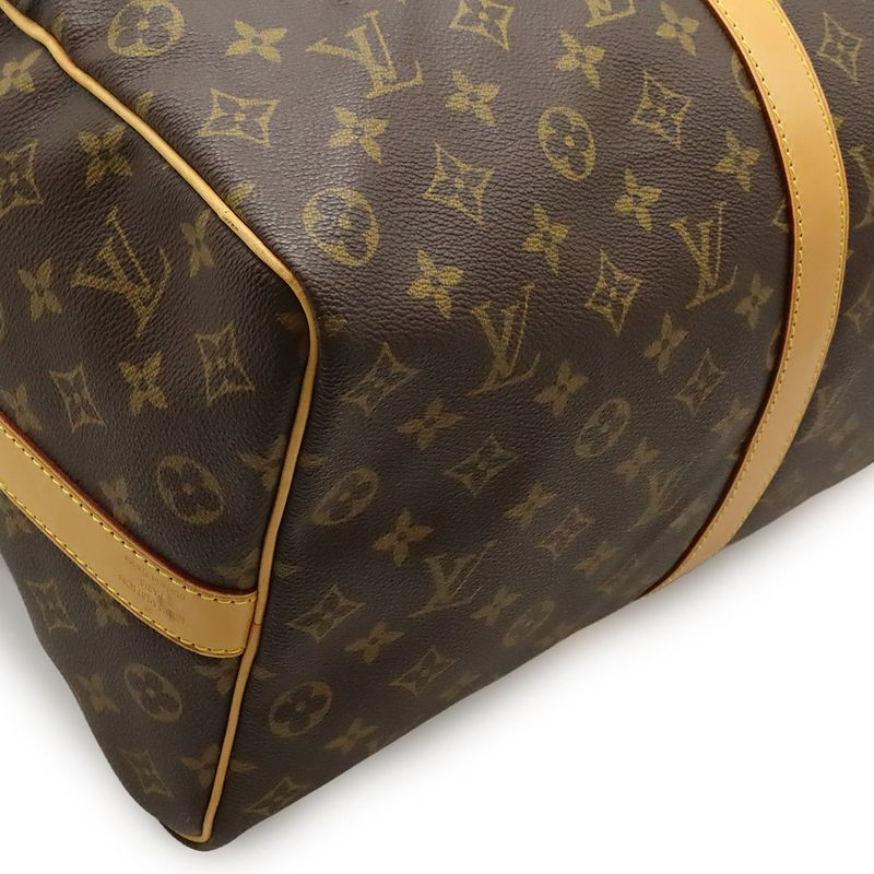 Louis Vuitton Monogram Keepall Bandoliere 50 Boston Bag Travel Bag Travel