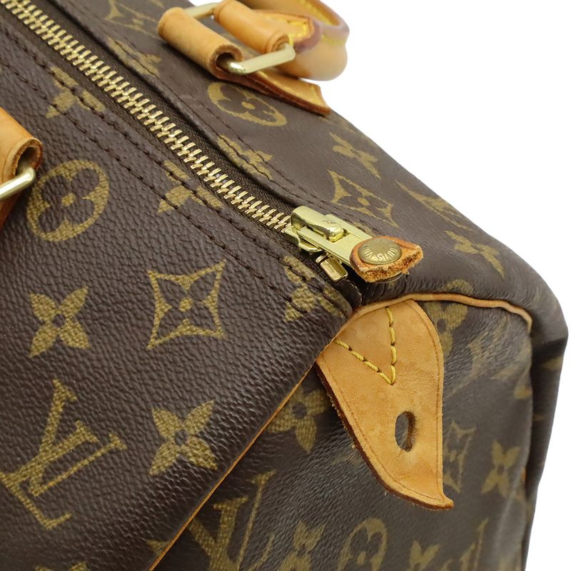 Louis Vuitton Monogram Speedy 30 Handbag Mini Boston Bag M41526