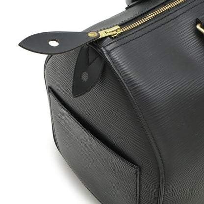 Louis Vuitton Epi Speedy 30 Handbag Mini Boston Bag Leather Noir Black Gold