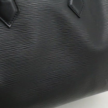 Louis Vuitton Epi Speedy 30 Handbag Mini Boston Bag Leather Noir Black Gold