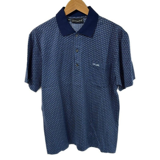 Celine Short Sleeve Polo Shirt Size M Men's - Blue Navy And White Homme