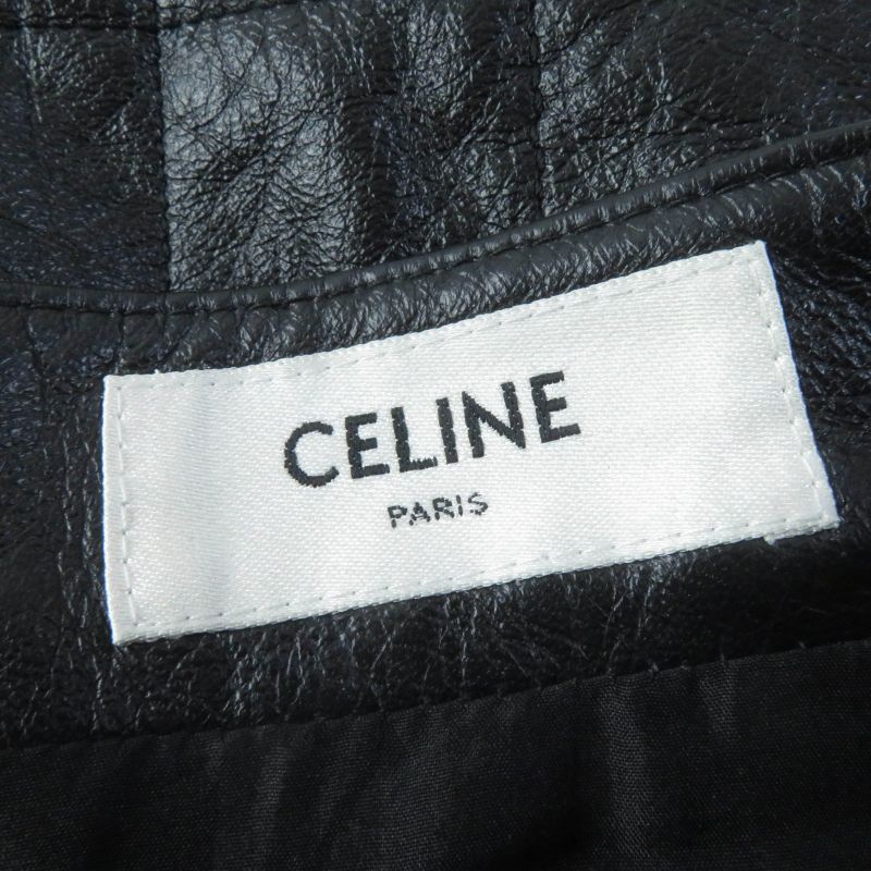 Celine 2h251978e Horse Carriage With Hardware Quilted Leather Miniskirt With