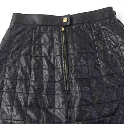 Celine 2h251978e Horse Carriage With Hardware Quilted Leather Miniskirt With