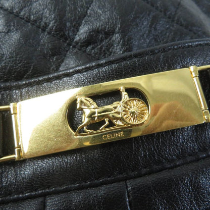 Celine 2h251978e Horse Carriage With Hardware Quilted Leather Miniskirt With