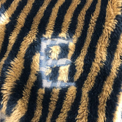 Fendi Long Coat Zucca Pecan Acrylic Brown