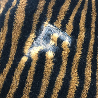 Fendi Long Coat Zucca Pecan Acrylic Brown