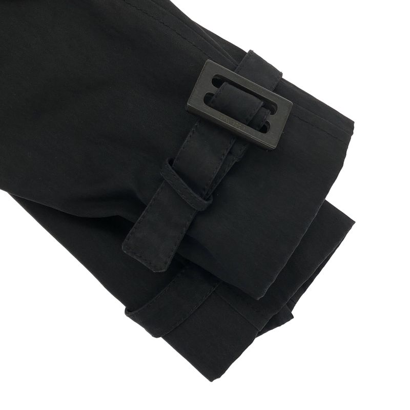 Loewe Vintage Anagram Lined Trench Coat Black 38