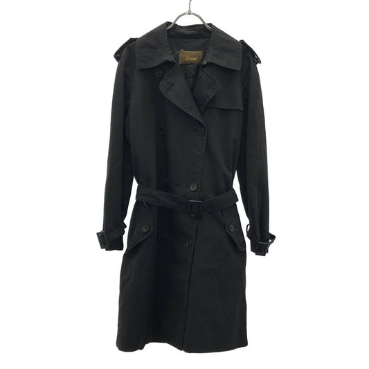 Loewe Vintage Anagram Lined Trench Coat Black 38