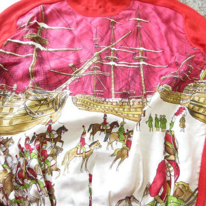 Hermes Twill Raine Marine Et Cavalerie Sea And Cavalry Knit Sweater Long