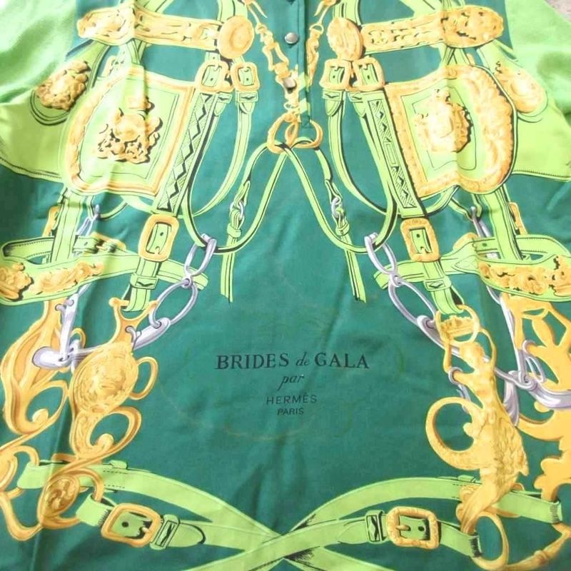 Hermes Twill Raine Brides De GALA Ceremonial Maitre D'oeuvre Cashmere Blend
